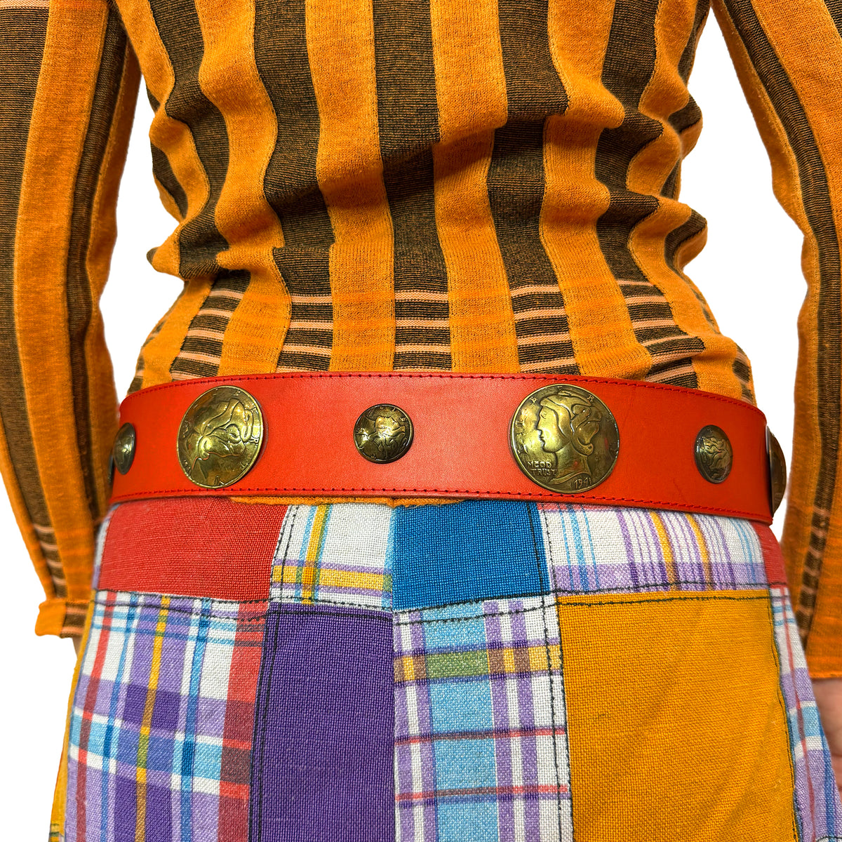 Orange Medallion Belt