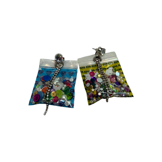 Superhero Baggie Earrings