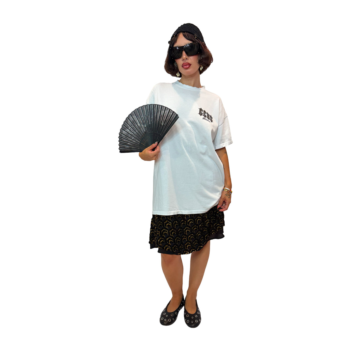 Sequin Mesh Skirt