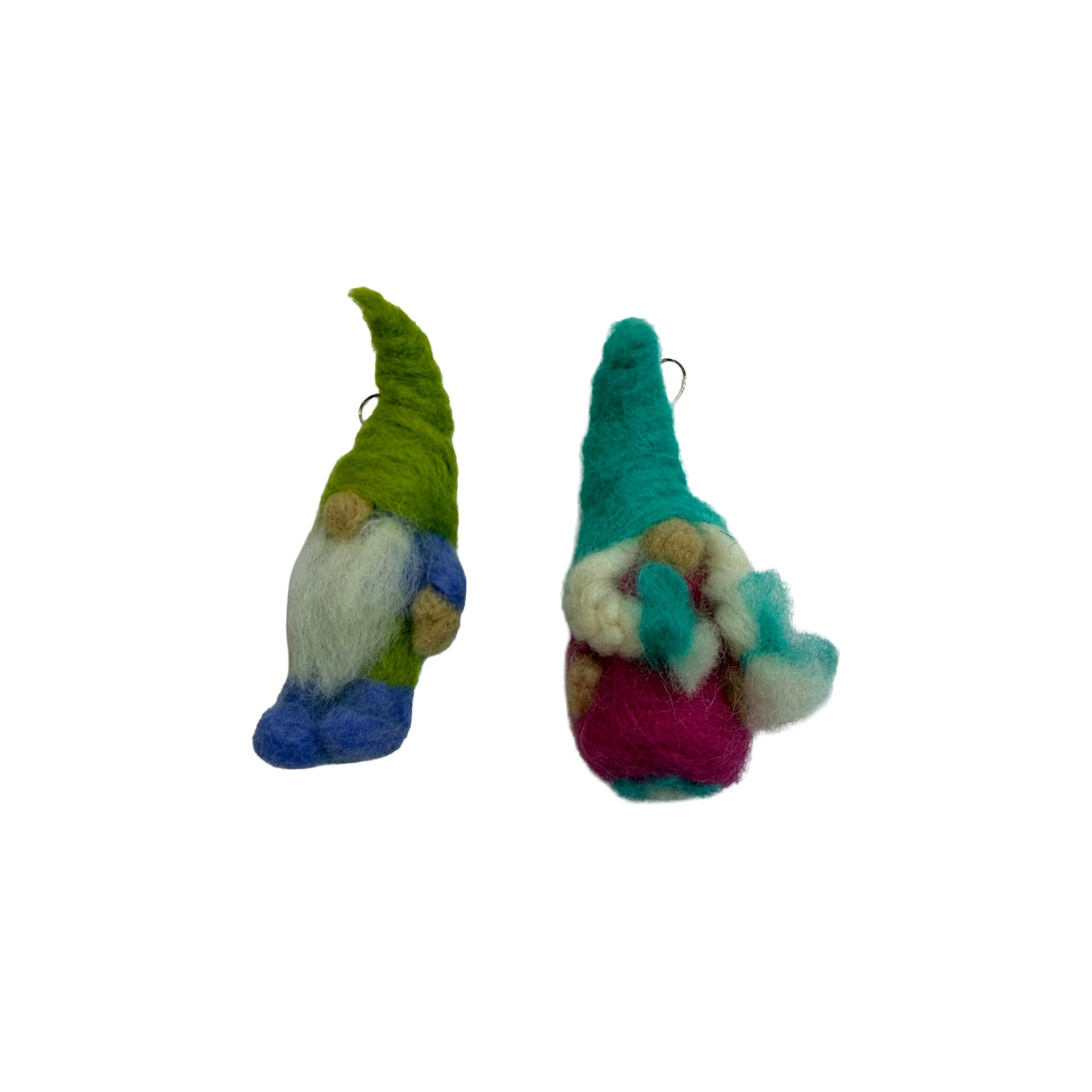 Felted Gnome Earrings
