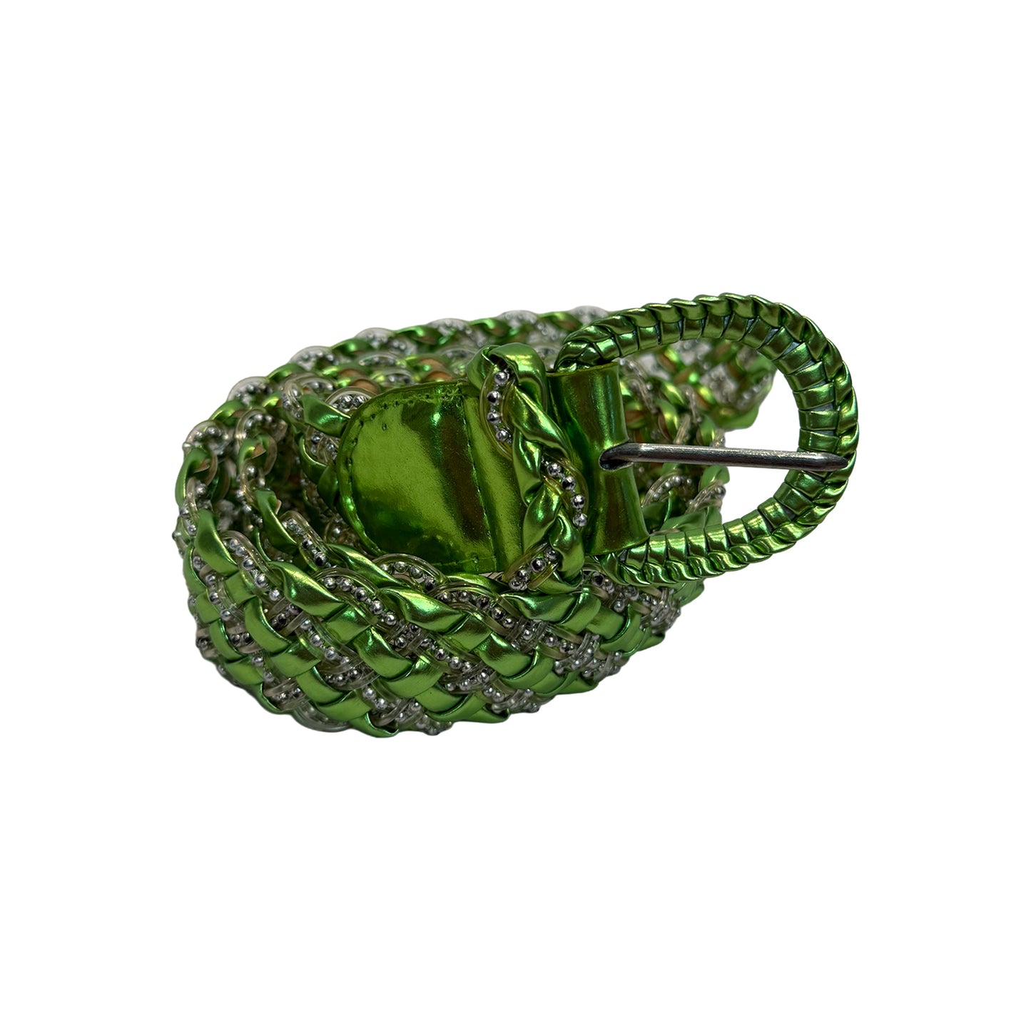 Green Braided Belt