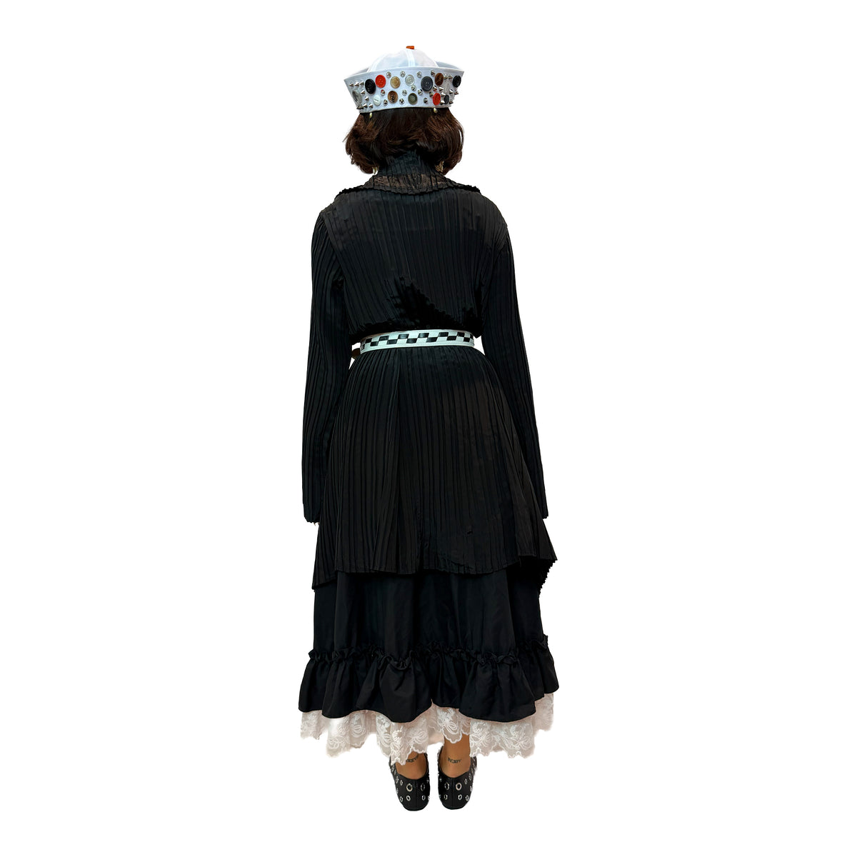 Vintage Pleated Cardigan