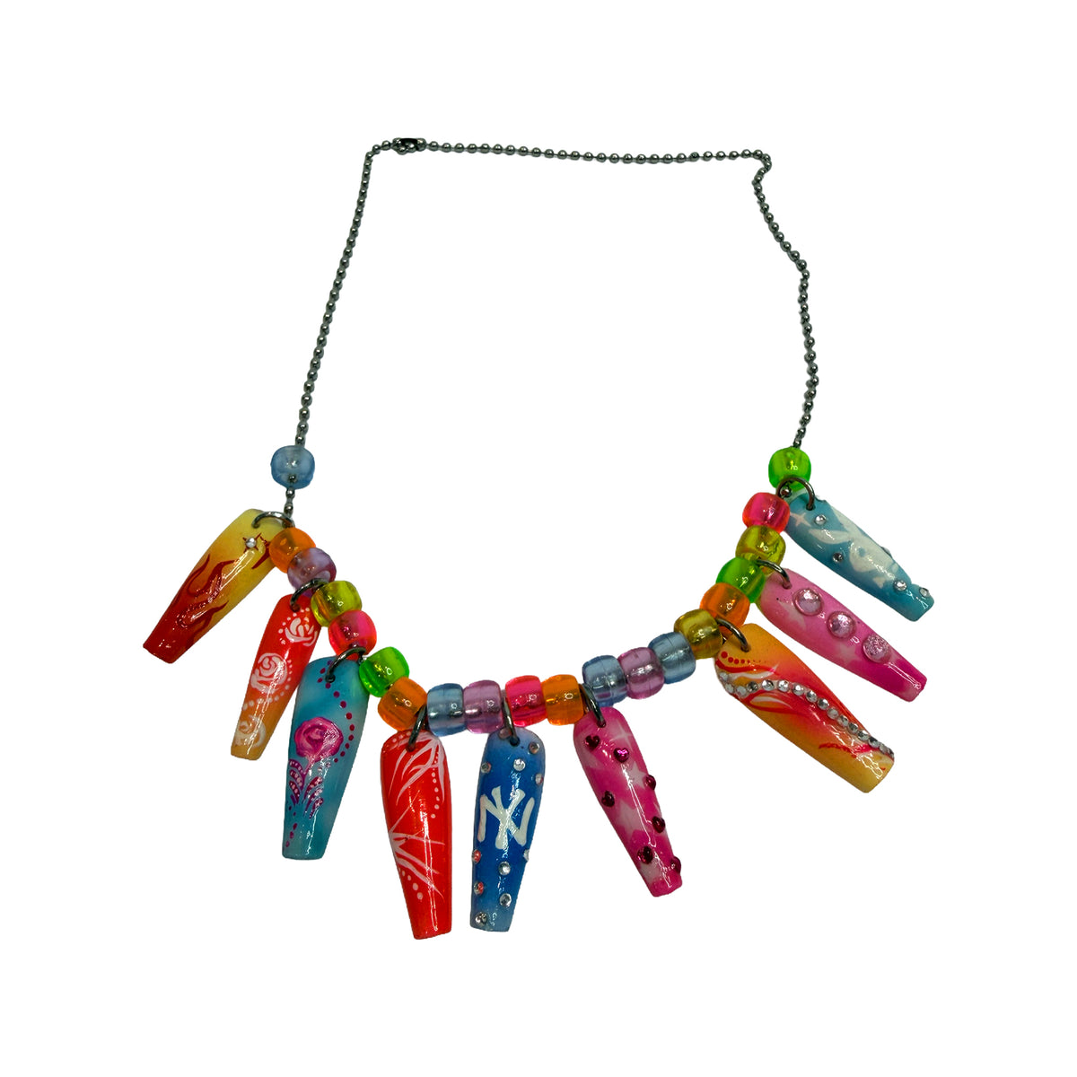 Acrylic Nail Necklace
