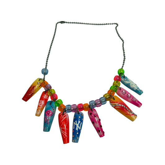 Acrylic Nail Necklace