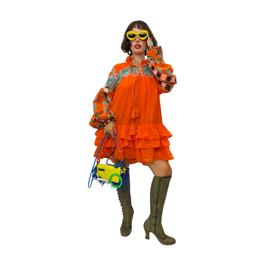 Iris Apfel X H&M Ruffle Mini Dress