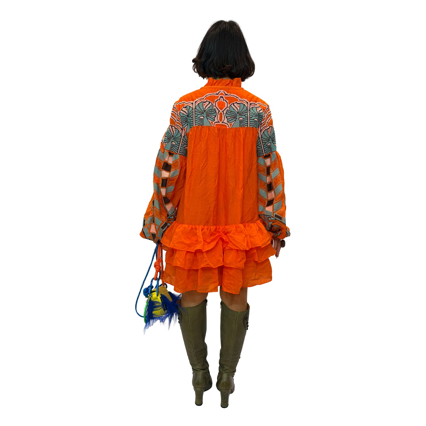 Iris Apfel X H&M Ruffle Mini Dress
