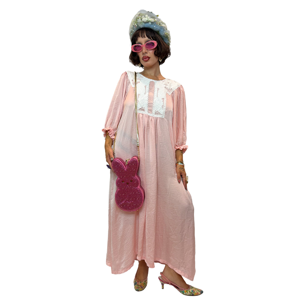 Silky Pink Night Gown