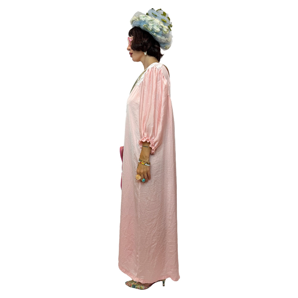 Silky Pink Night Gown