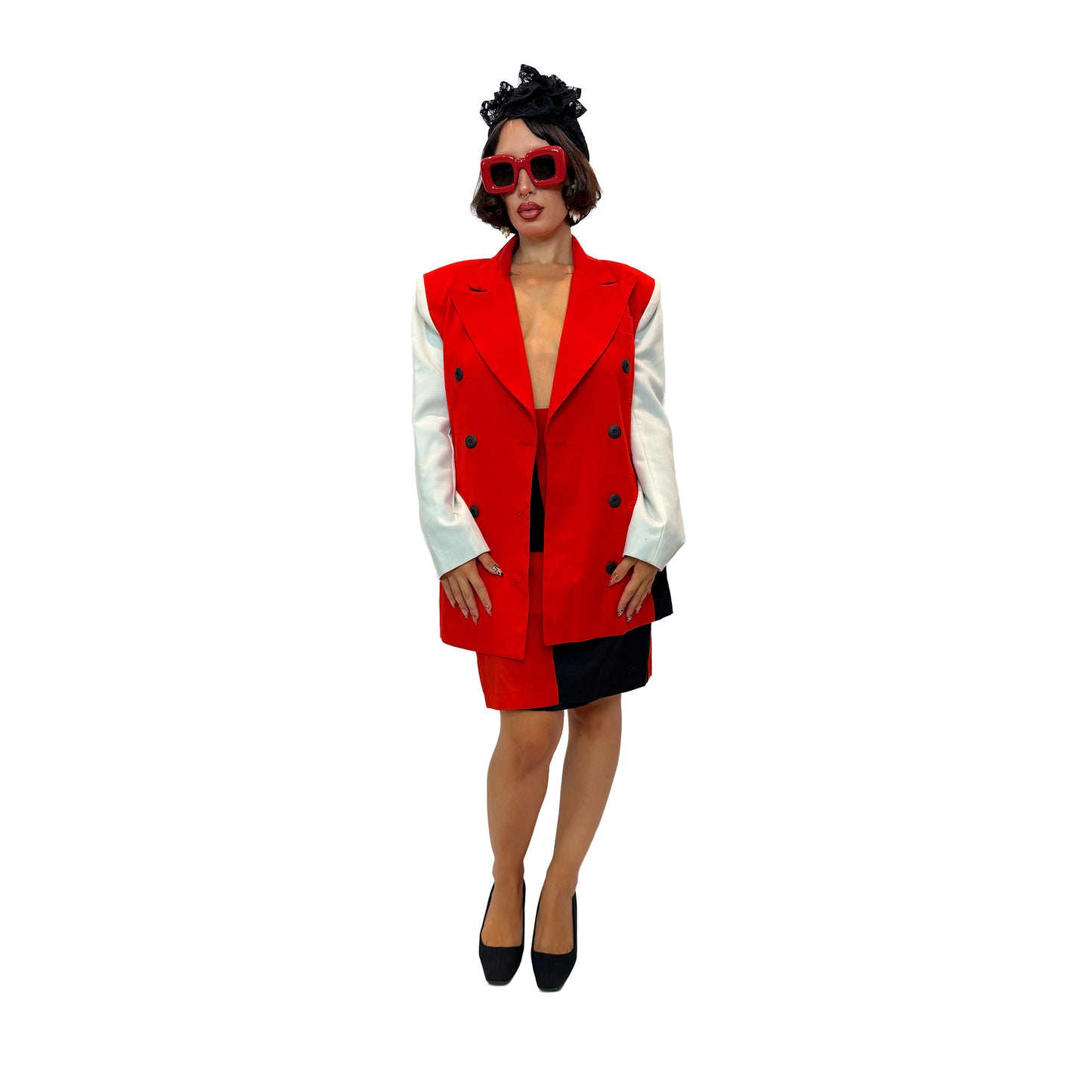 90s Le Chateau Skirt Suit