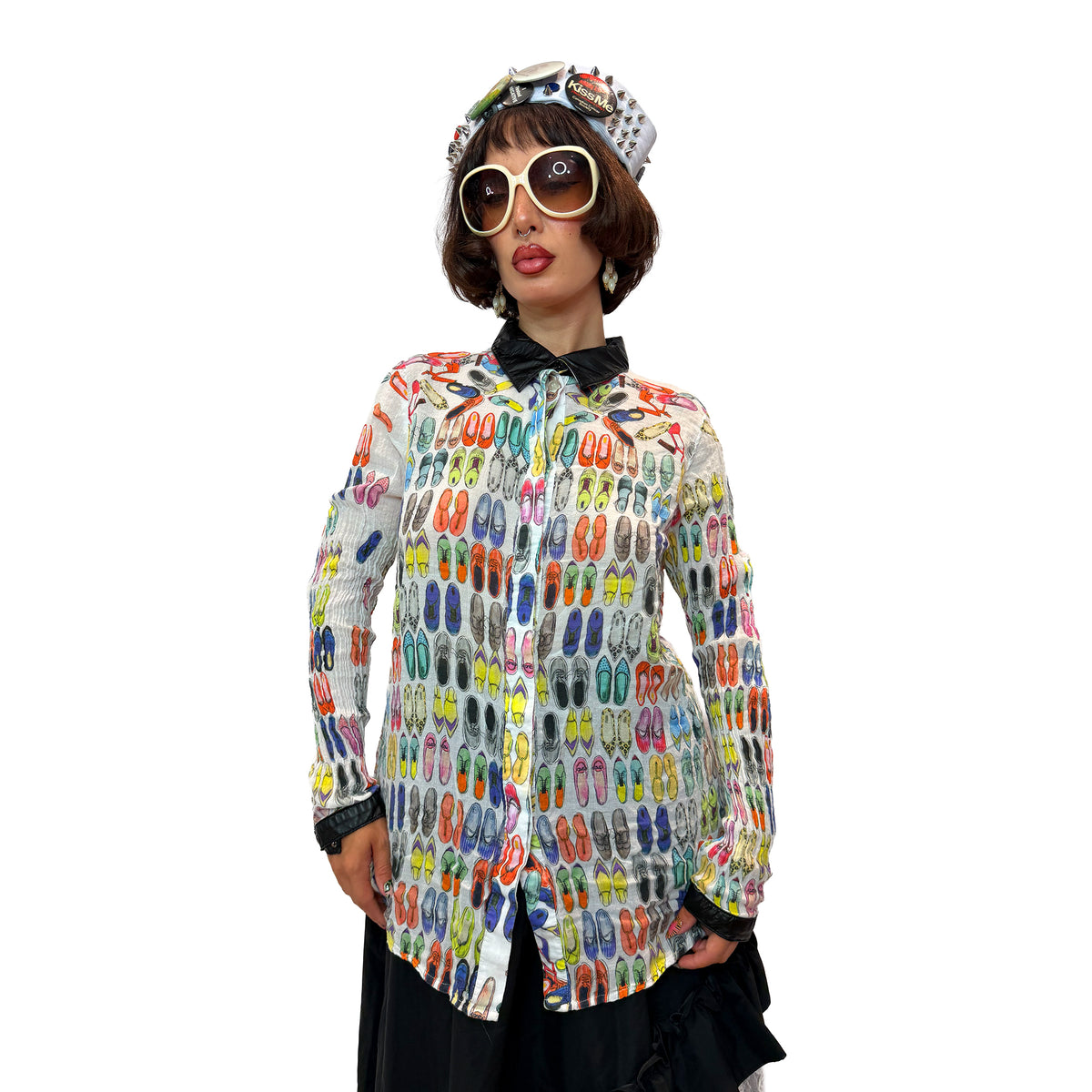 Shoe Printed Button Down