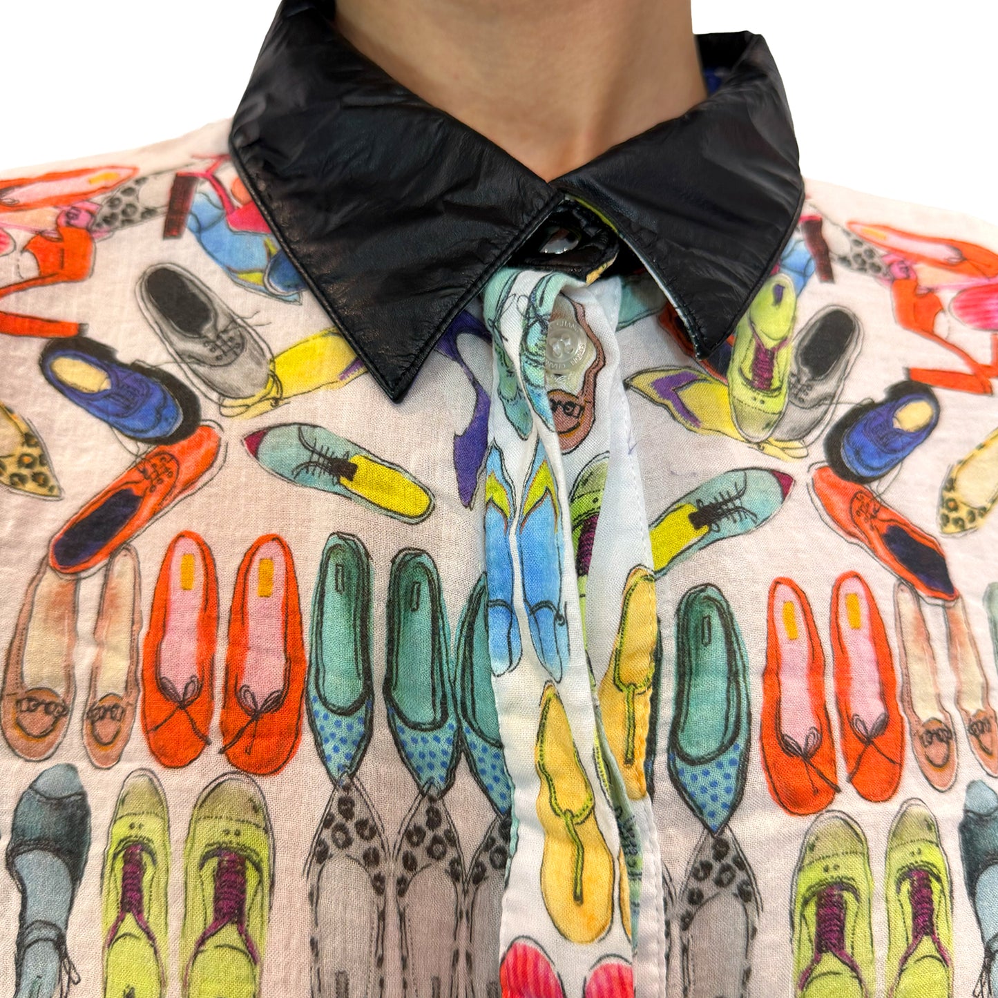 Shoe Printed Button Down