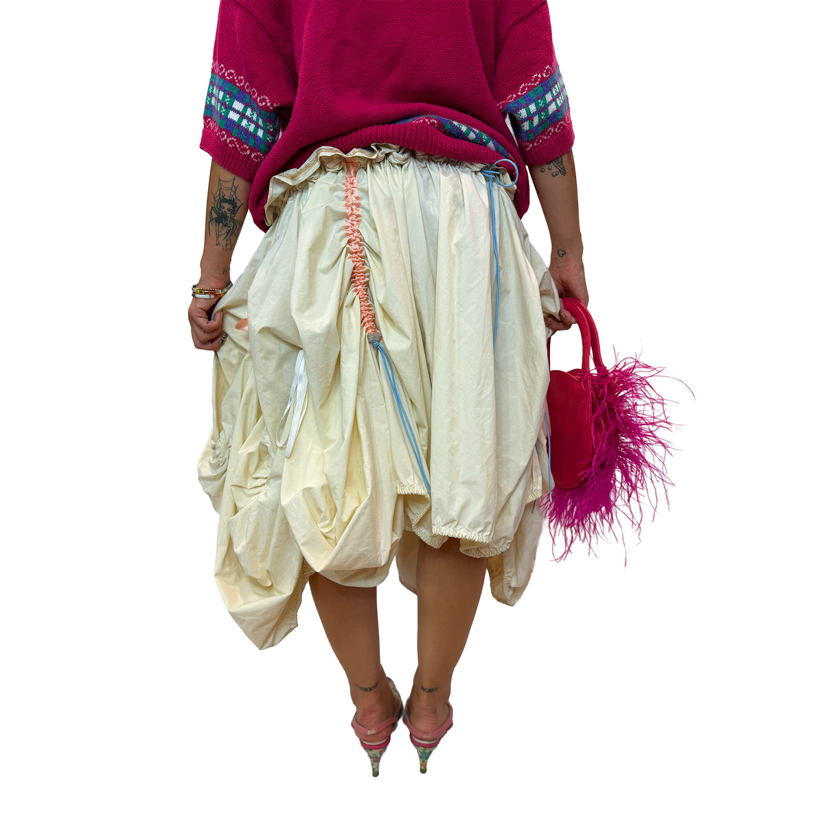 Upcycled Bedsheet Skirt