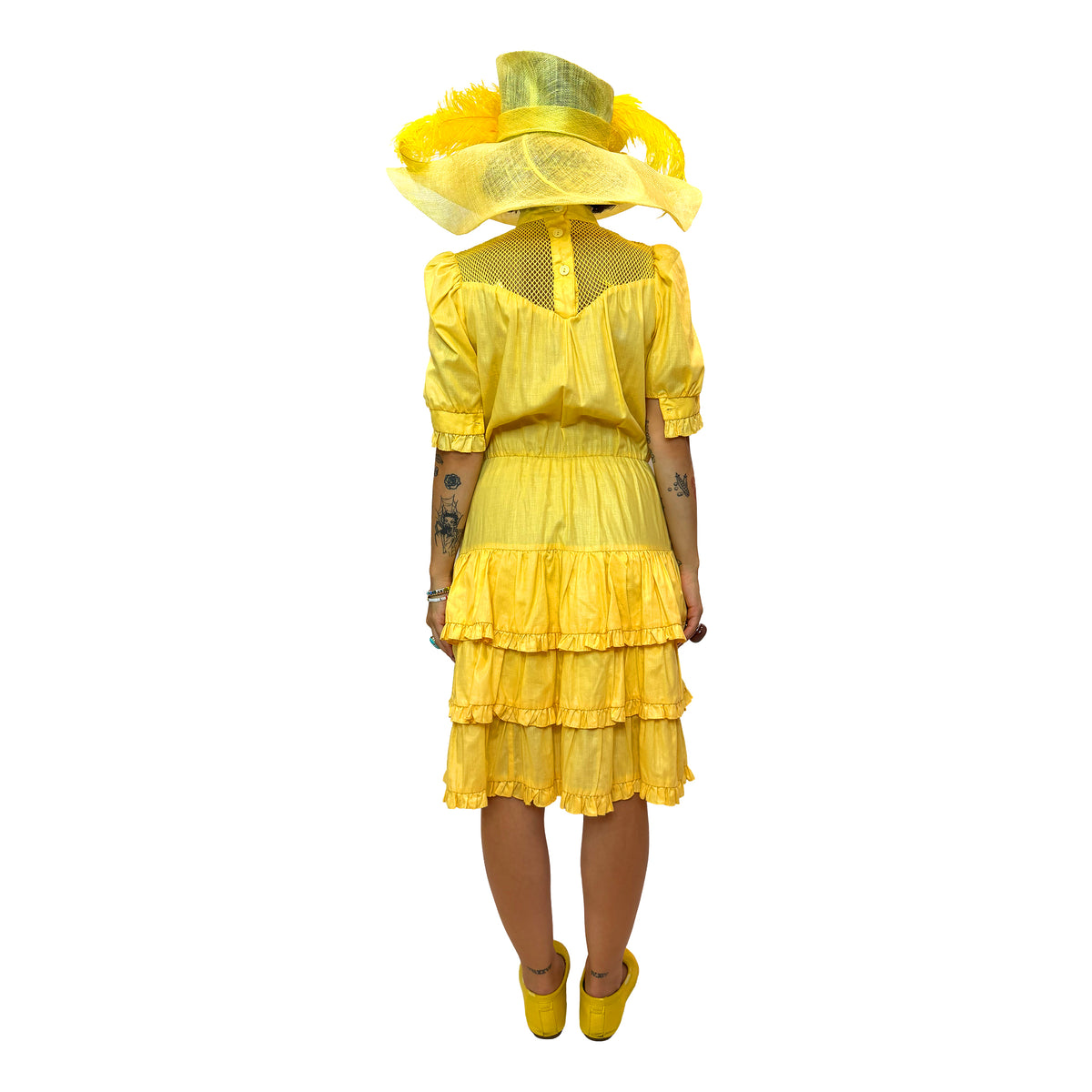 Vintage Ruffle Dress