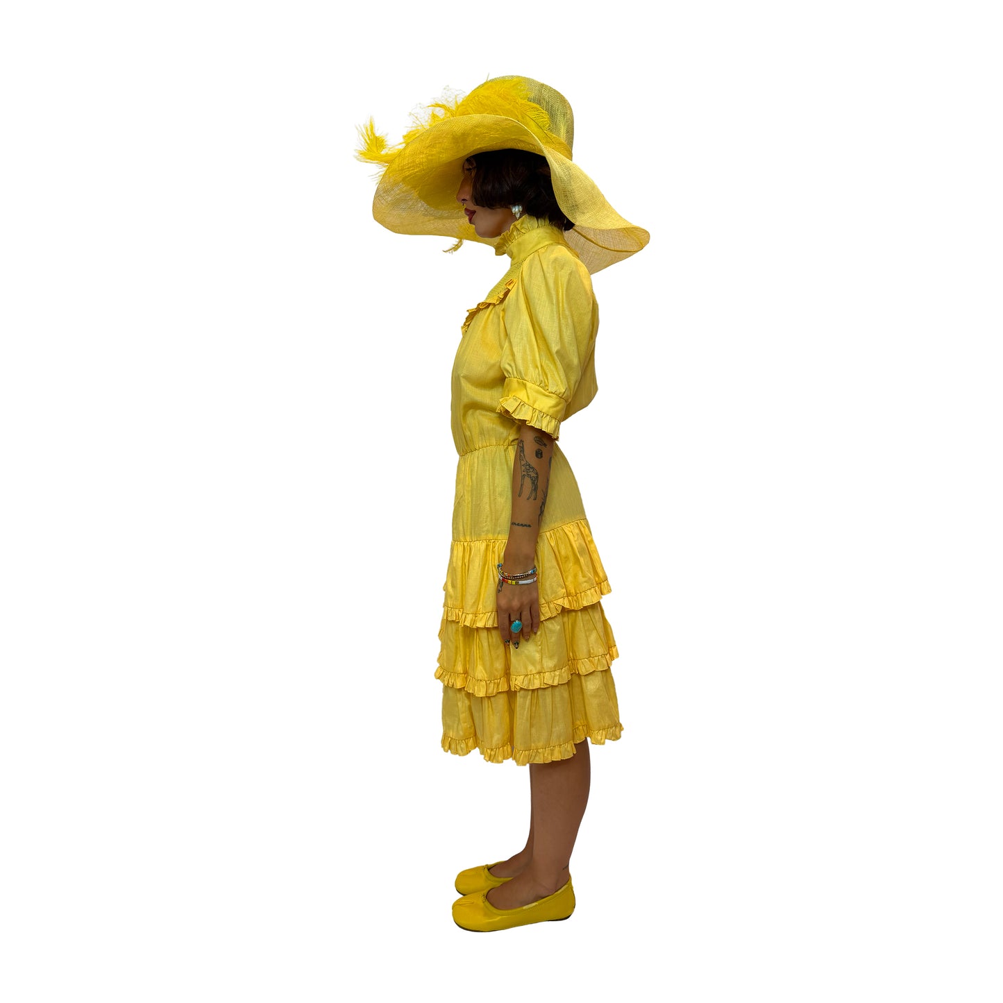 Vintage Ruffle Dress