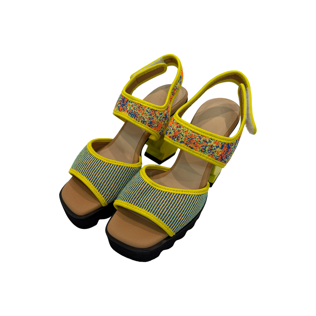 Squiggle Heel Sandals